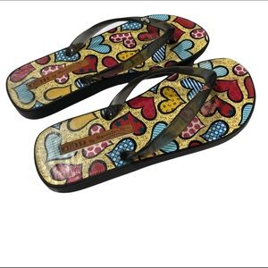 Melissa by Romero Britto Flip Flops
